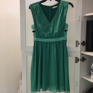 Green Party dress